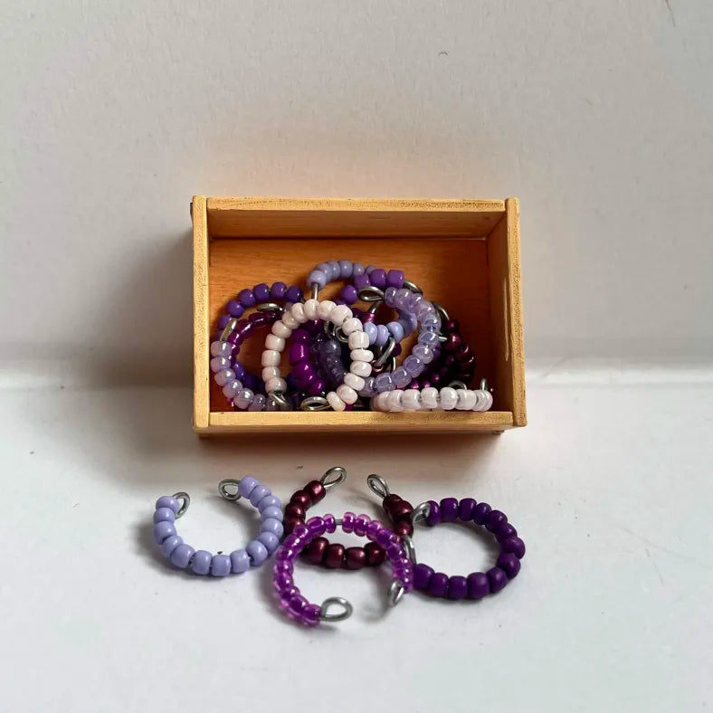 LPS simple necklace lot purple shades