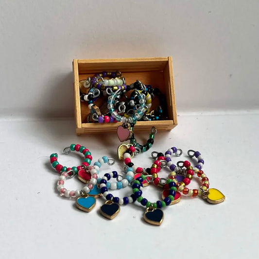Lot de colliers à pendentif cœur LPS