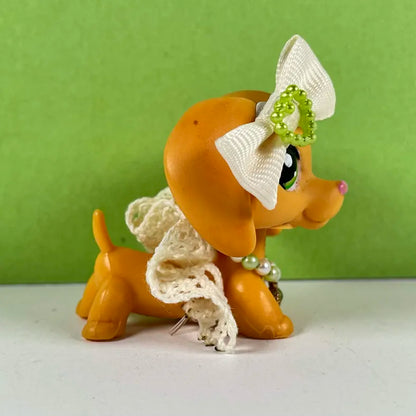 Cream and green LPS outfit