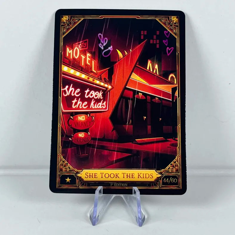 Hazbin Hotel Card 44/60: SHE TOOK THE KIDS