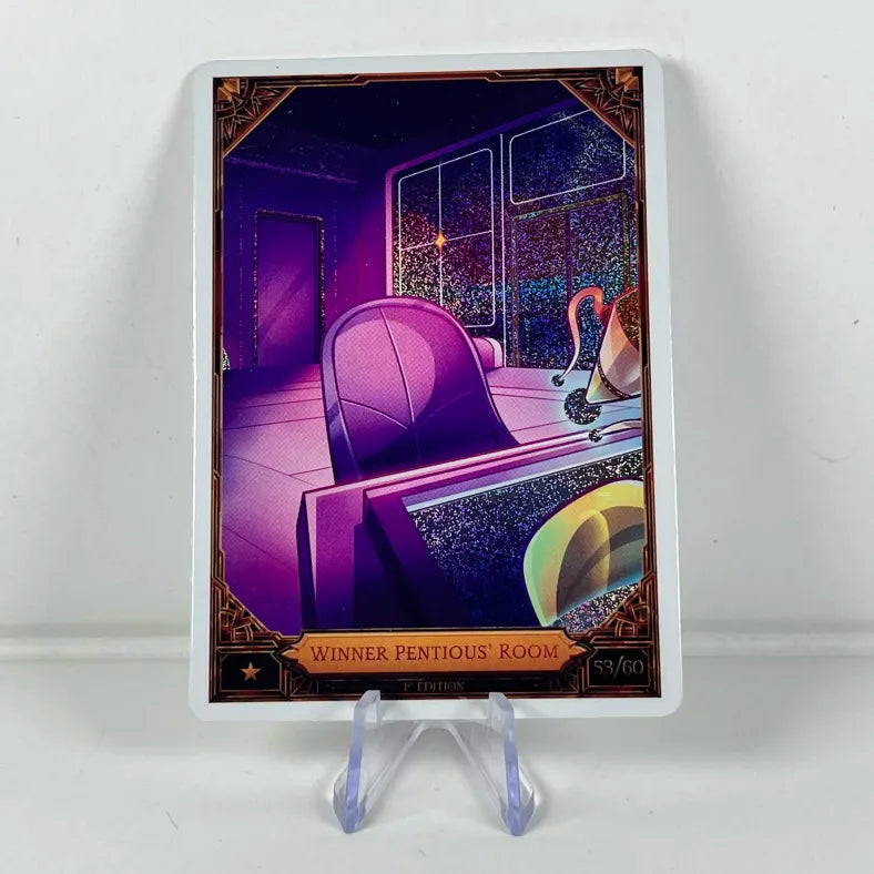 Hazbin Hotel Card 53/60: WINNER PENTIOUS' ROOM Foil