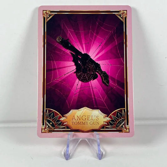 Hazbin Hotel Card 06/50: ANGEL DUST'S TOMMY GUN Foil