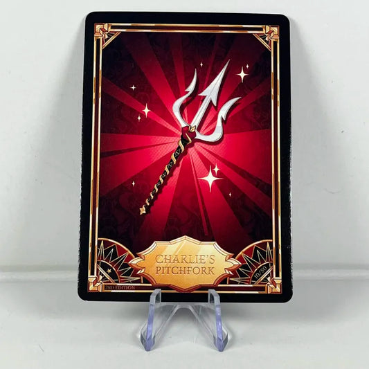 Hazbin Hotel Card 10/50: CHARLIE'S PITCHFORK