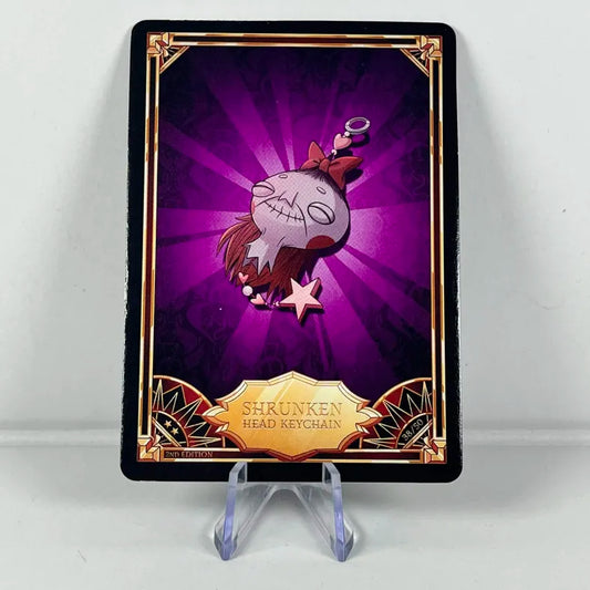 Hazbin Hotel Card 38/50: SHRUNKEN HEAD KEYCHAIN