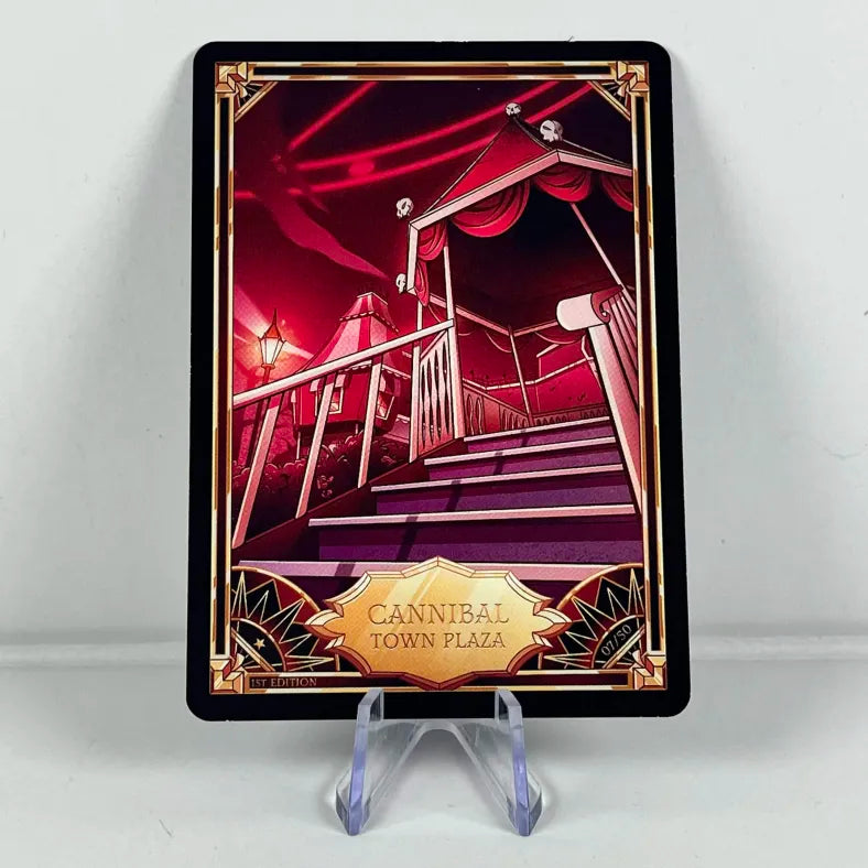 Hazbin Hotel Card 07/50: CANNIBAL TOWN PLAZA