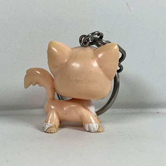 Official LPS Angora Cat Keychain