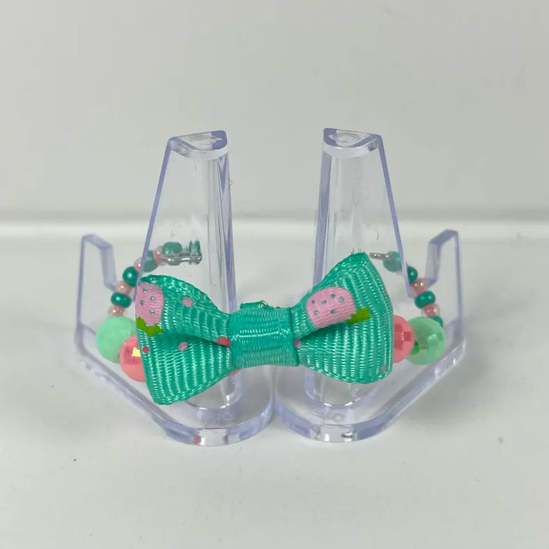 Turquoise and pink LPS crown