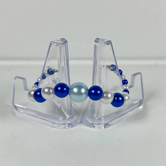 Blue and white LPS crown