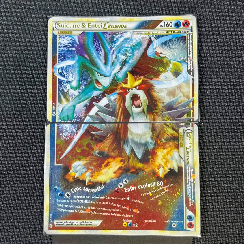 Carte Pokémon Suicune & Entei Légende