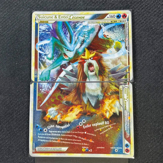 Carte Pokémon Suicune & Entei Légende