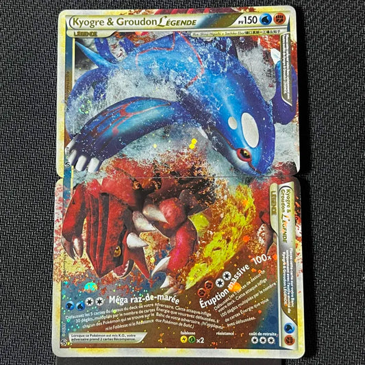Carte Pokémon Kyogre & Groudon Légende