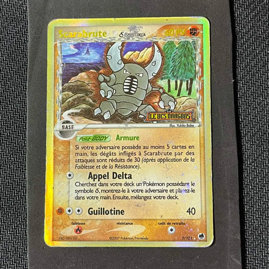 Carte Pokémon Scarabrute Espèces Delta Reverse Stamp