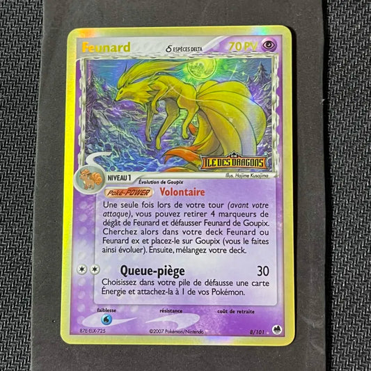Carte Pokémon Feunard Espèces Delta Reverse Stamp