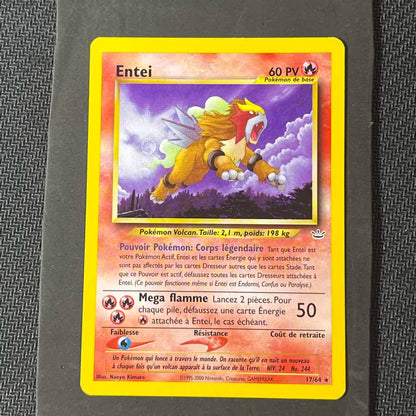 Pokémon Card Entei Neo Revelation