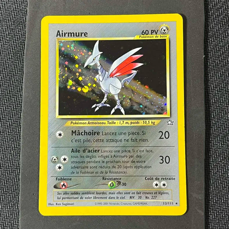 Pokémon Skarmory Rare Holographic Card