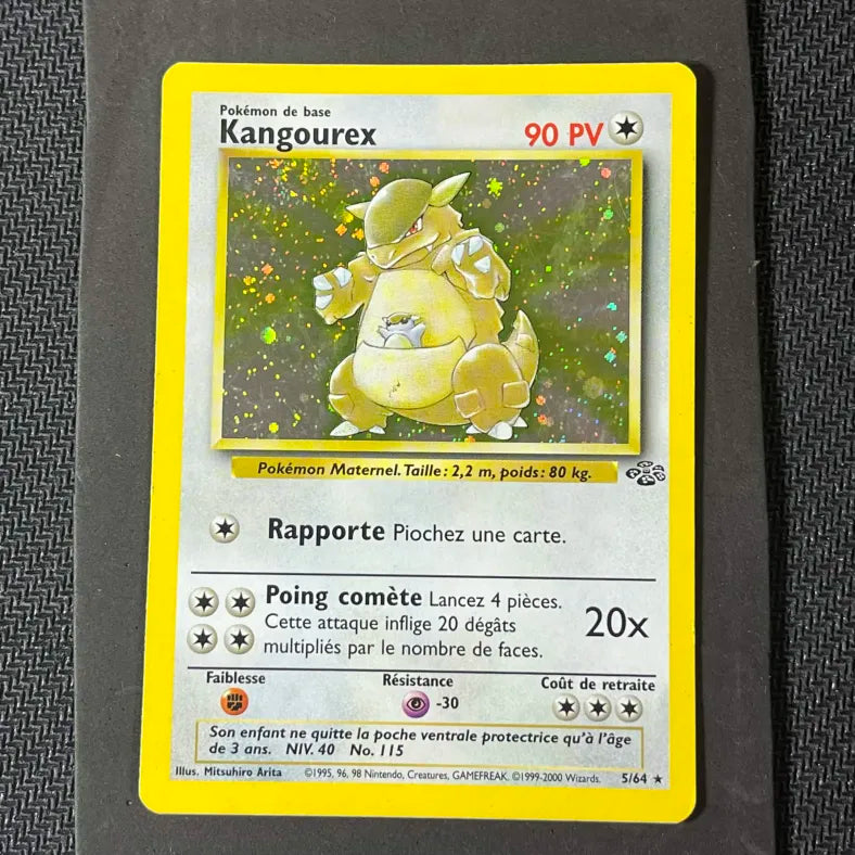 Pokémon Kangaskhan Holo Rare Card