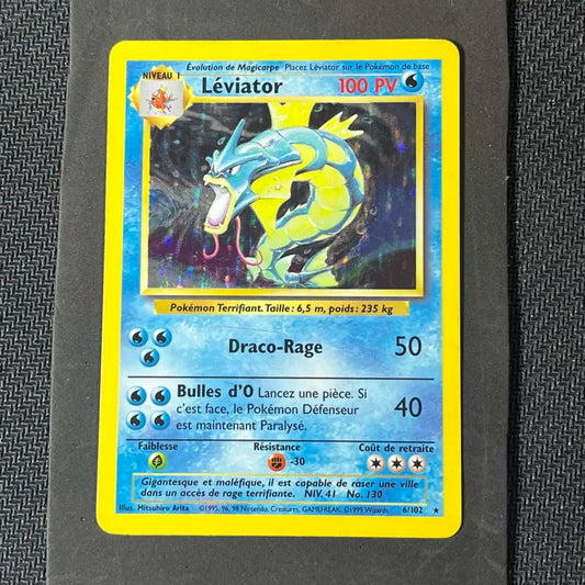 Carte Pokémon Léviator Holo Set de base