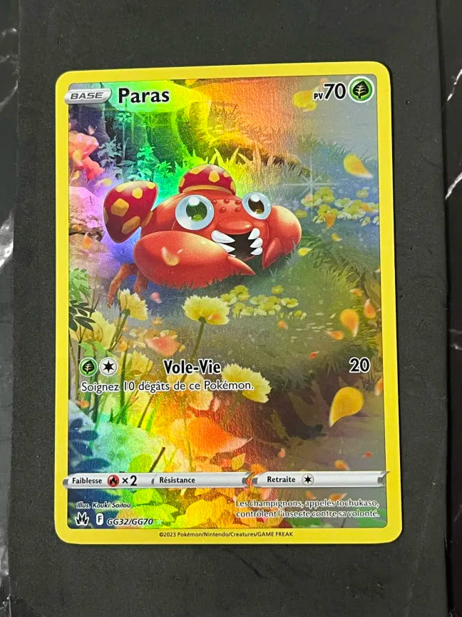 Carte Pokémon Paras Zénith Suprême
