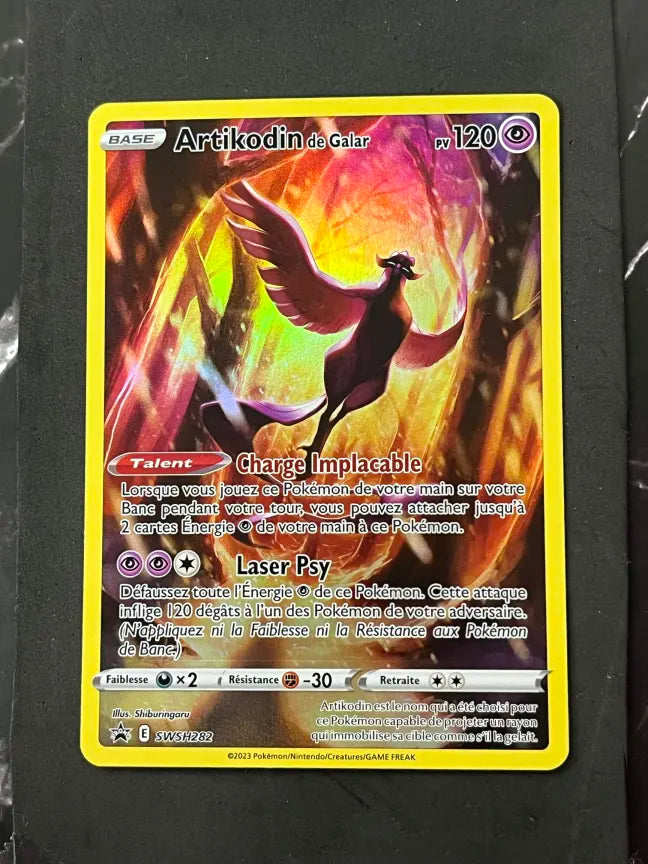 Carte Pokémon Artikodin de Galar Promo Épée et Bouclier