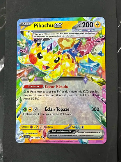 Carte Pokémon Pikachu Ex Étincelles Déferlantes
