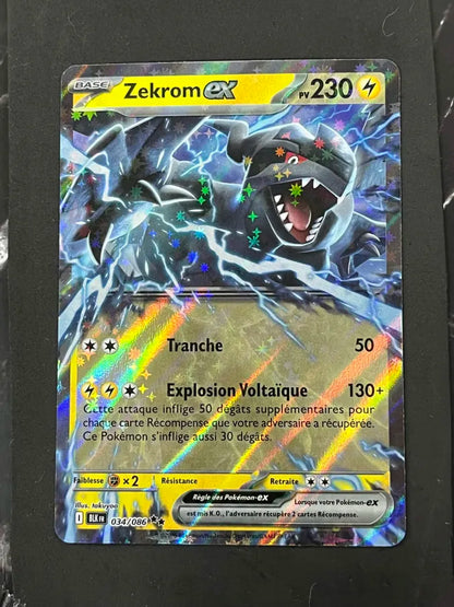 Carte Pokémon Zekrom Ex Foudre Noire