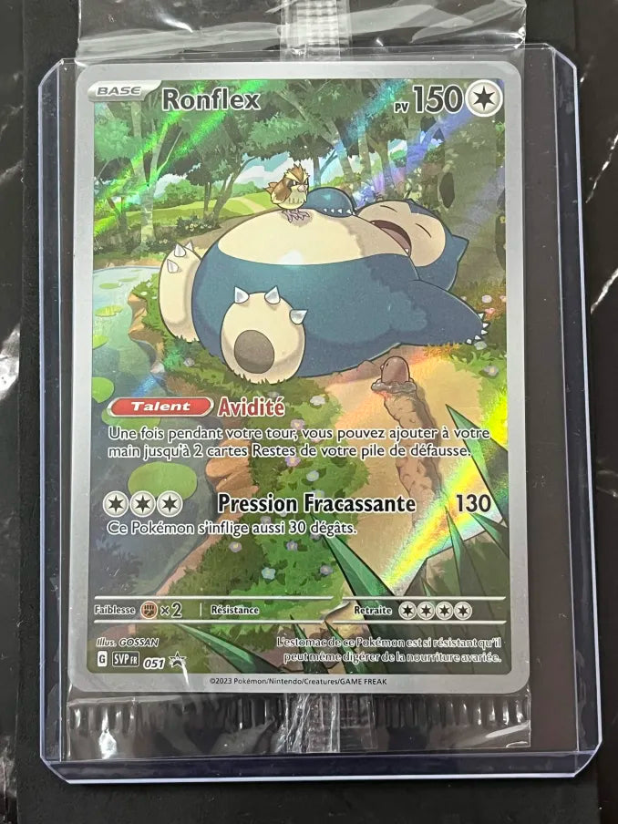 Carte Pokémon Ronflex Promo Écarlate et Violet scellé