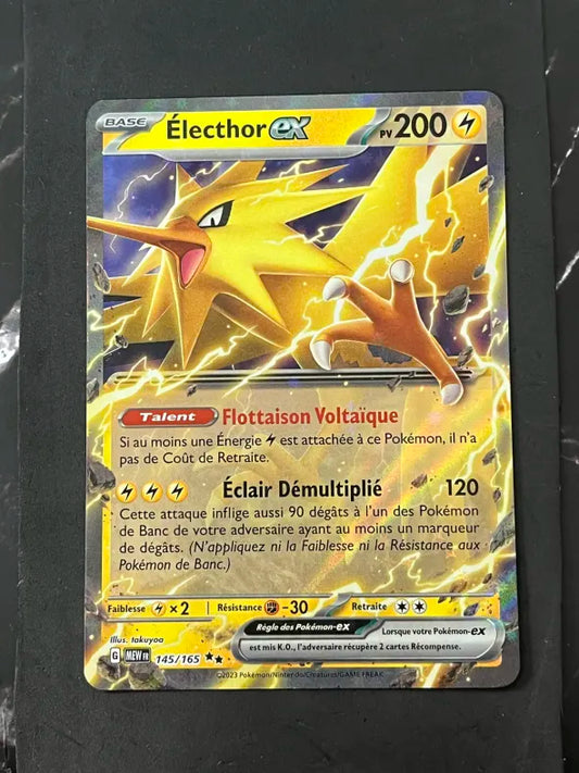 Carte Pokémon Électhor Ex 151