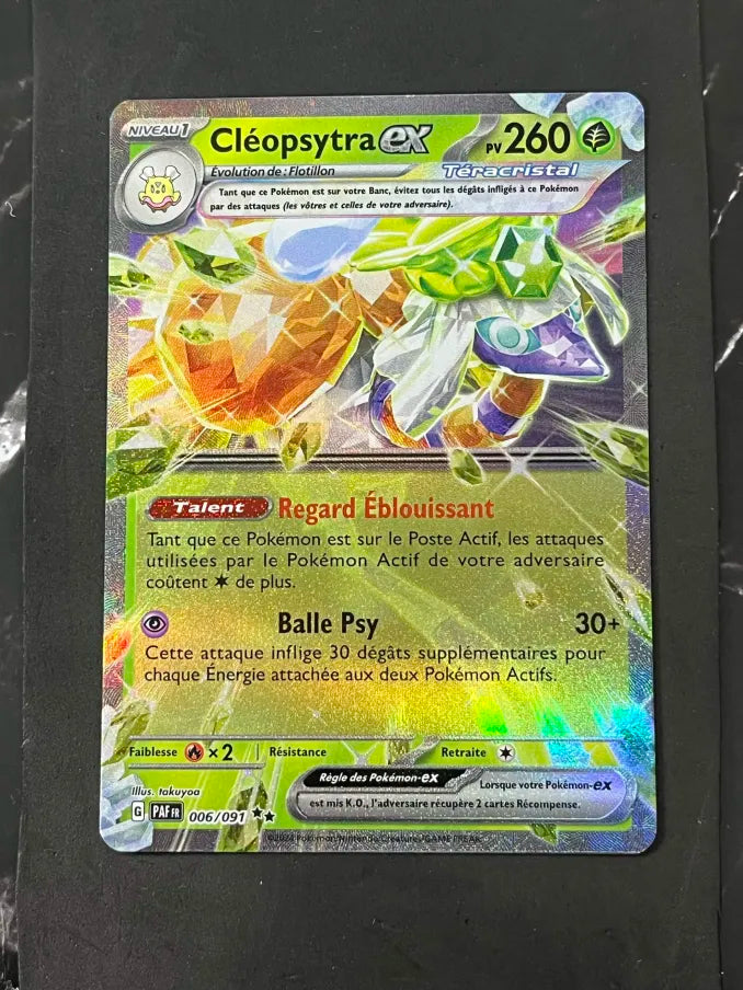 Carte Pokémon Cléopsytra Ex Destinées de Paldea