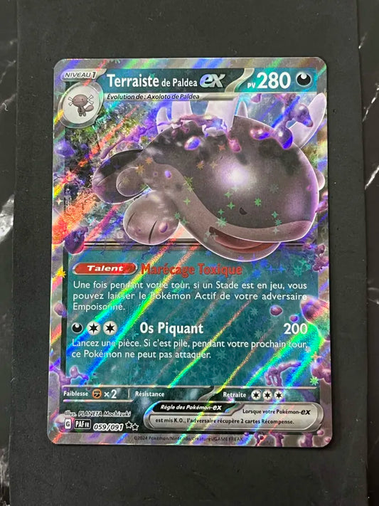 Carte Pokémon Terraiste de Paldea Ex Destinées de Paldea