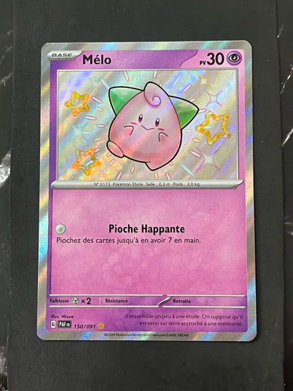 Carte Pokémon Mélo Shiny Destinées de Paldea