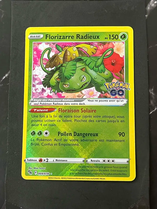 Carte Pokémon Florizarre Radieux Pokémon GO