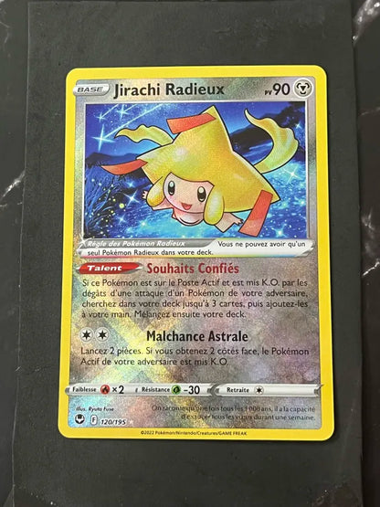 Carte Pokémon Jirachi Radieux Tempête Argentée