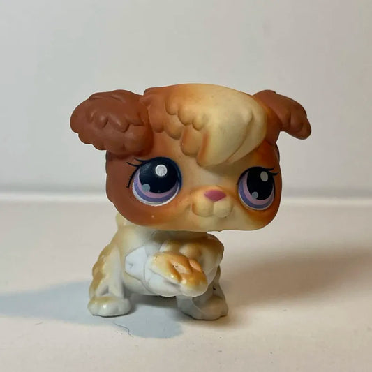 Littlest Petshop Husky Dog Figurine #487