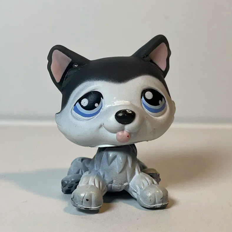 Figurine Littlest Petshop Chien Husky #210