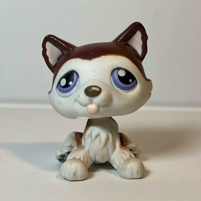 Figurine Littlest Petshop Chien Husky #427
