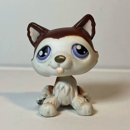 Figurine Littlest Petshop Chien Husky #427