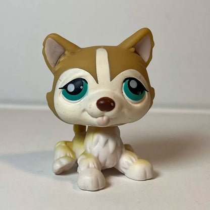 Figurine Littlest Petshop Chien Husky #386