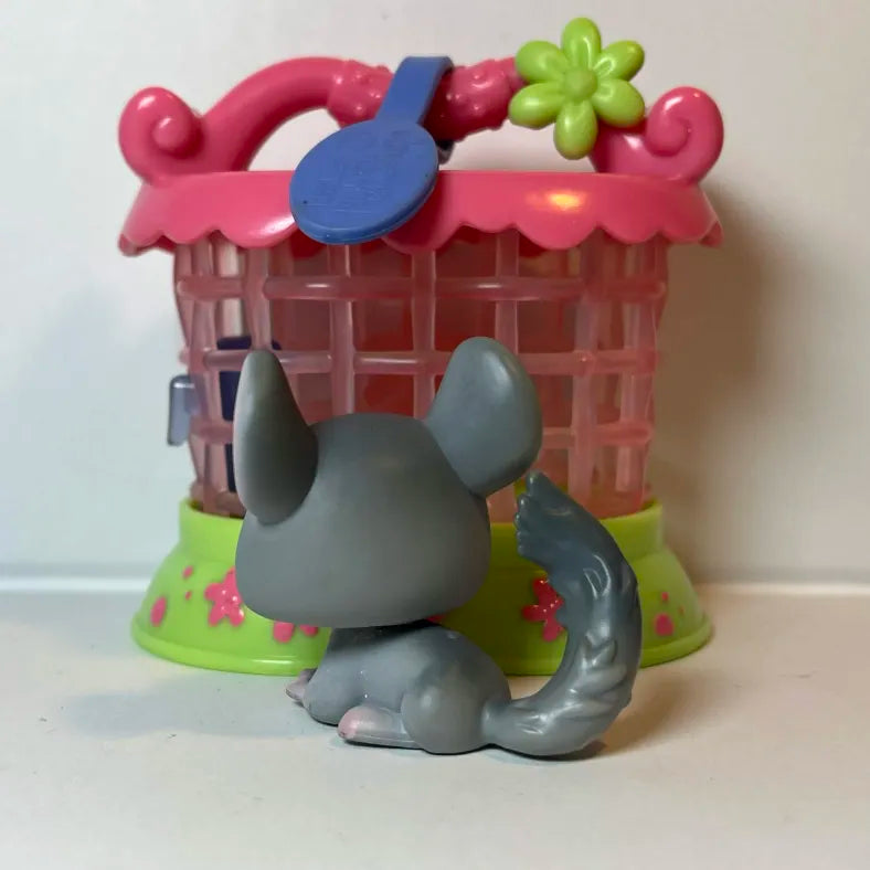 Figurine Littlest Petshop Chinchilla #144 "Portable Pets"
