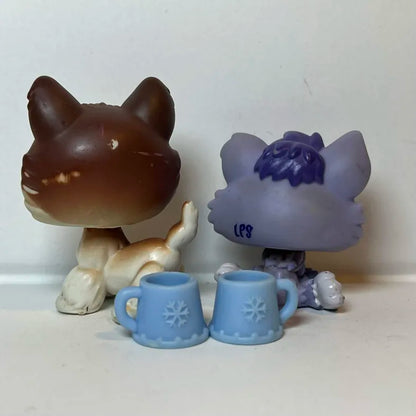 Figurine Littlest Petshop Chien Husky #68 Chiot #1810