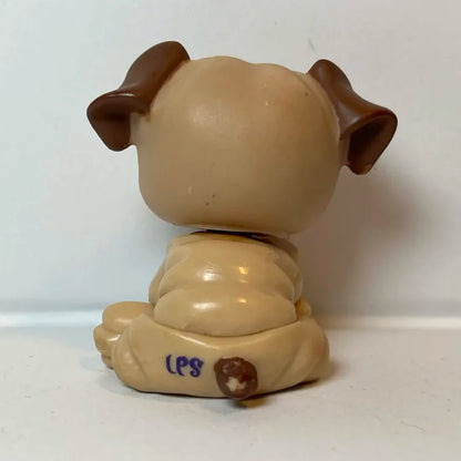 Figurine Littlest Petshop Chien Bulldog #1342