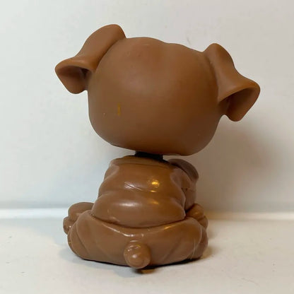 Figurine Littlest Petshop Chien Bulldog #881