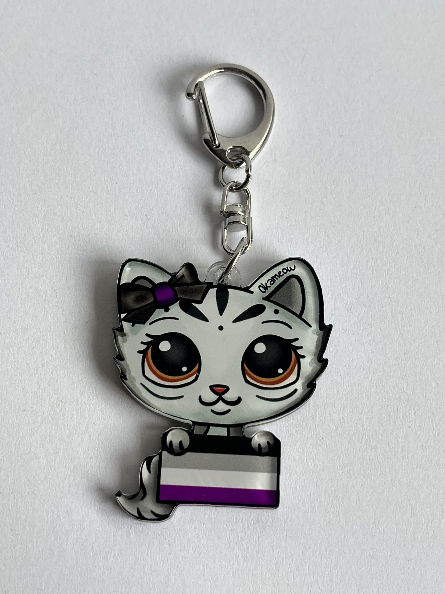 Porte-clés LPS chat asexuel