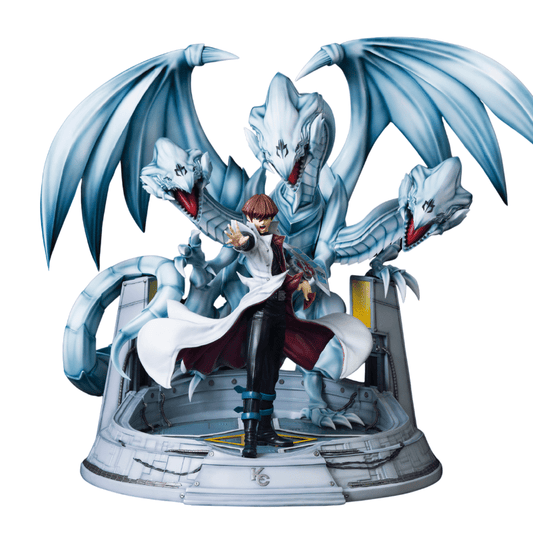 Kaiba and Blue-Eyes Ultimate Dragon Figure