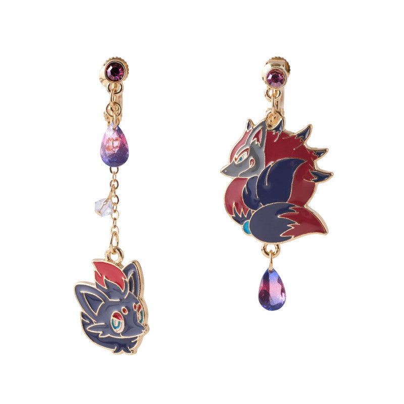 Boucles d'oreilles Zorua & Zoroark Pokémon Magic Hour Illusion