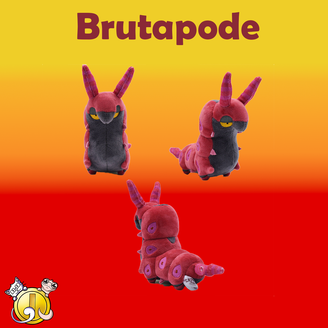 Peluche Pokémon Brutapode