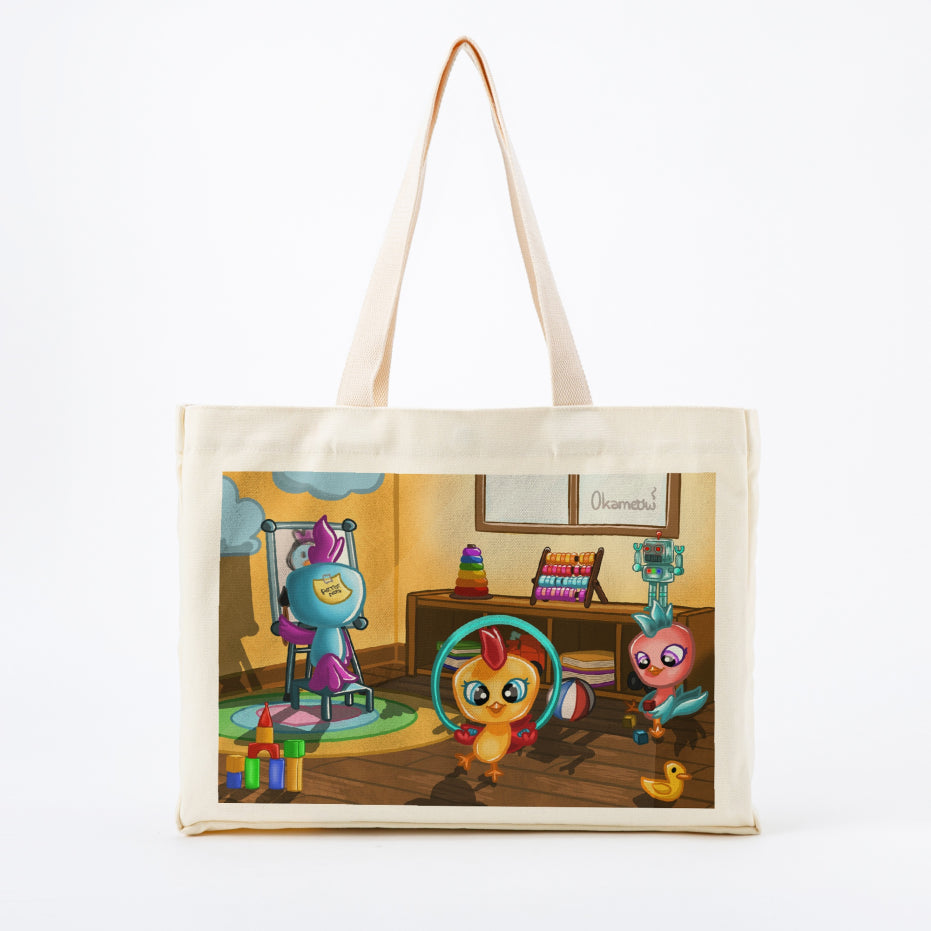 Pre-order: "Feathered Fun" Tote Bag