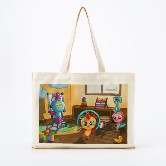 Pre-order: "Feathered Fun" Tote Bag