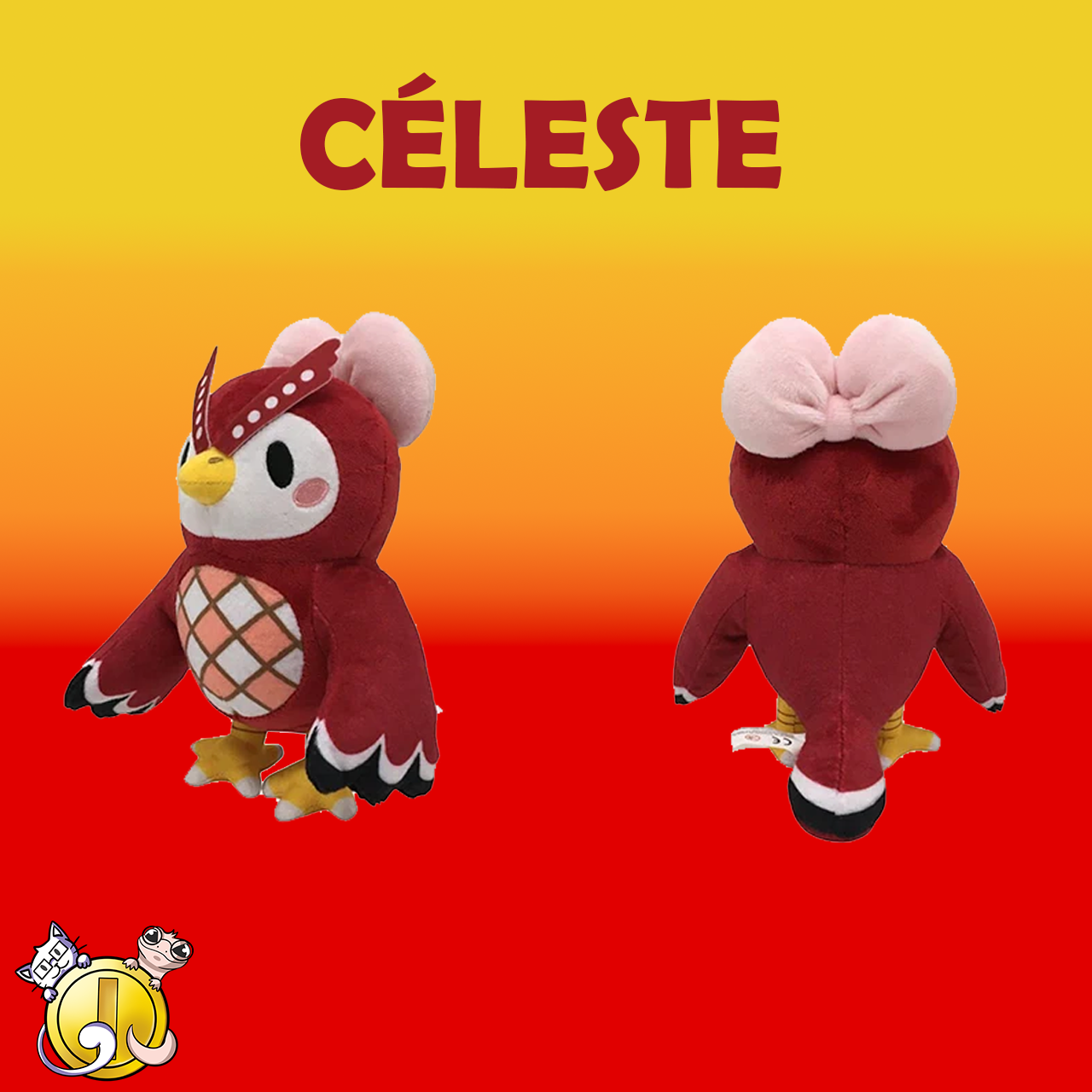 Peluche Animal Crossing Céleste