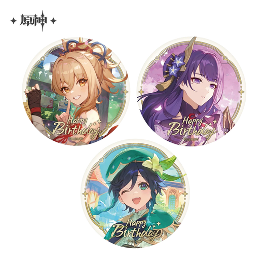 Badge Genshin Impact : Happy Birthday 2023