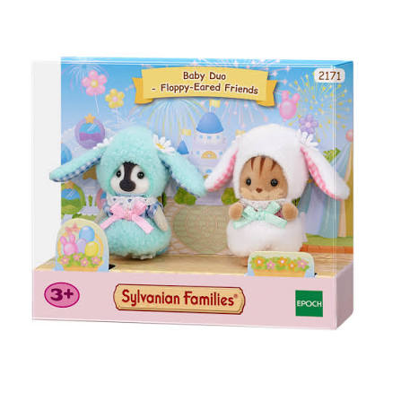 Sylvanian Families : Baby Pair Floppy Eared Friends